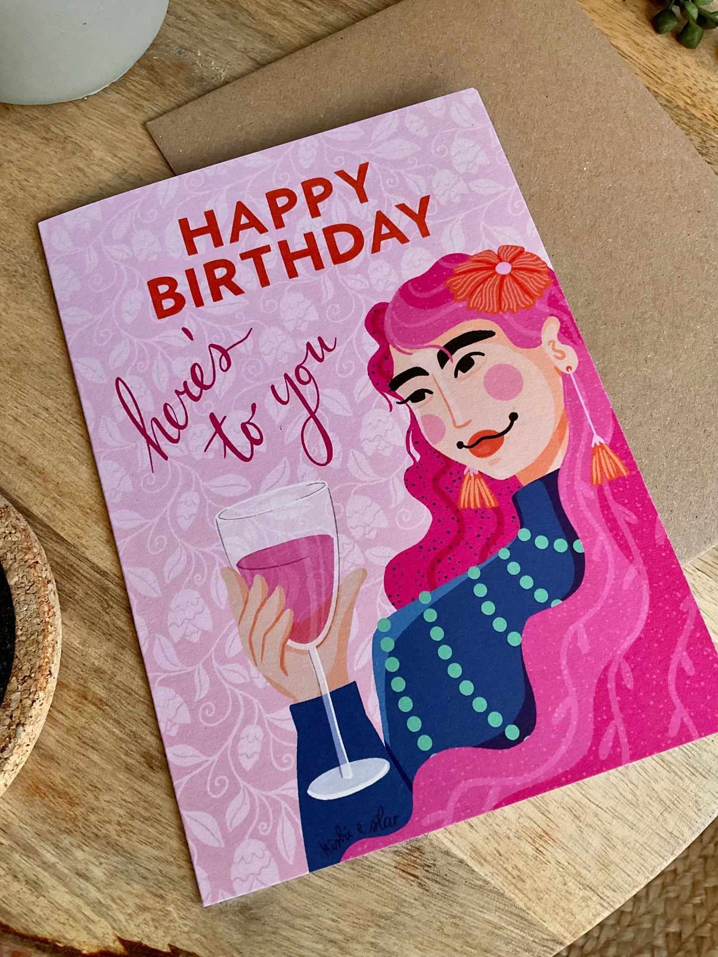 Here's to you - Birthday card