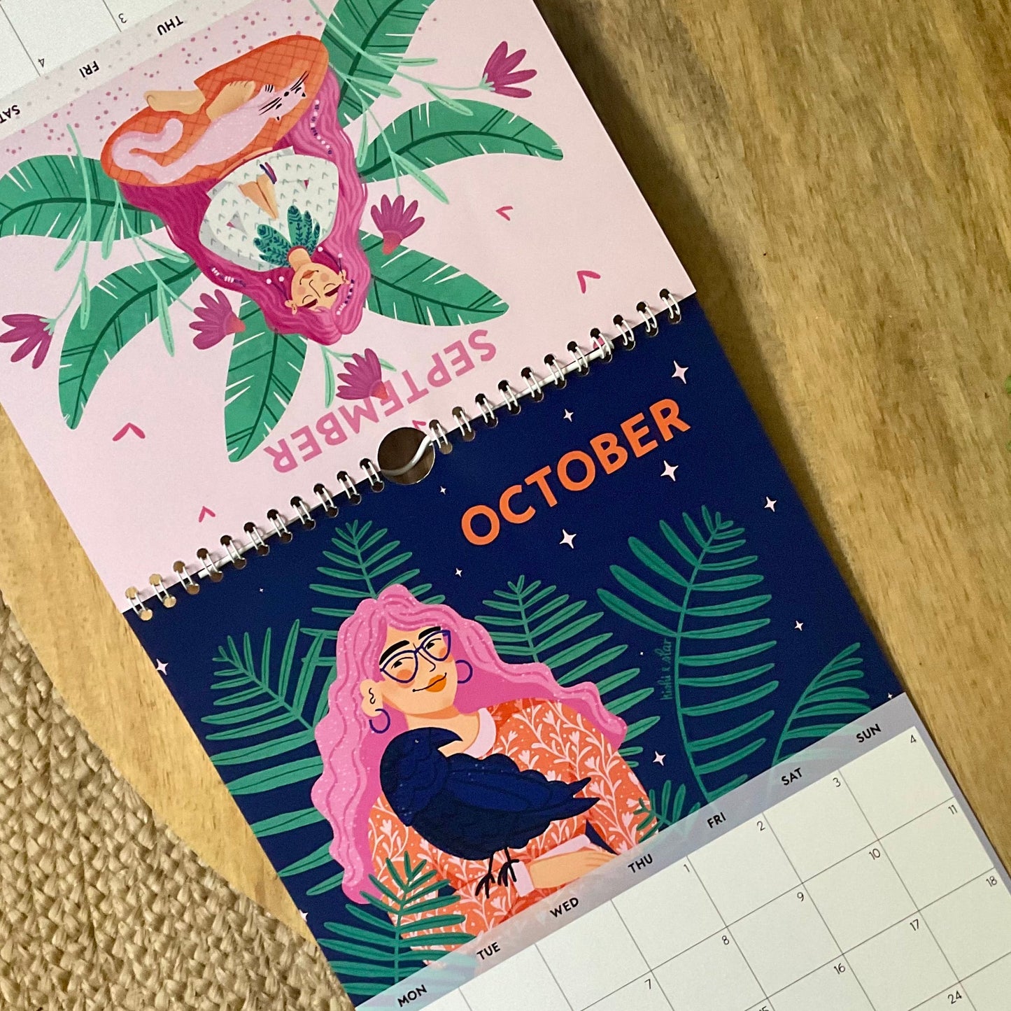 Girl ❤️ Nature - 2026 Wall Calendar