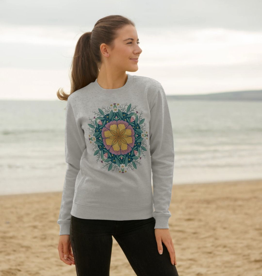 Floral Mandala Sweatshirt