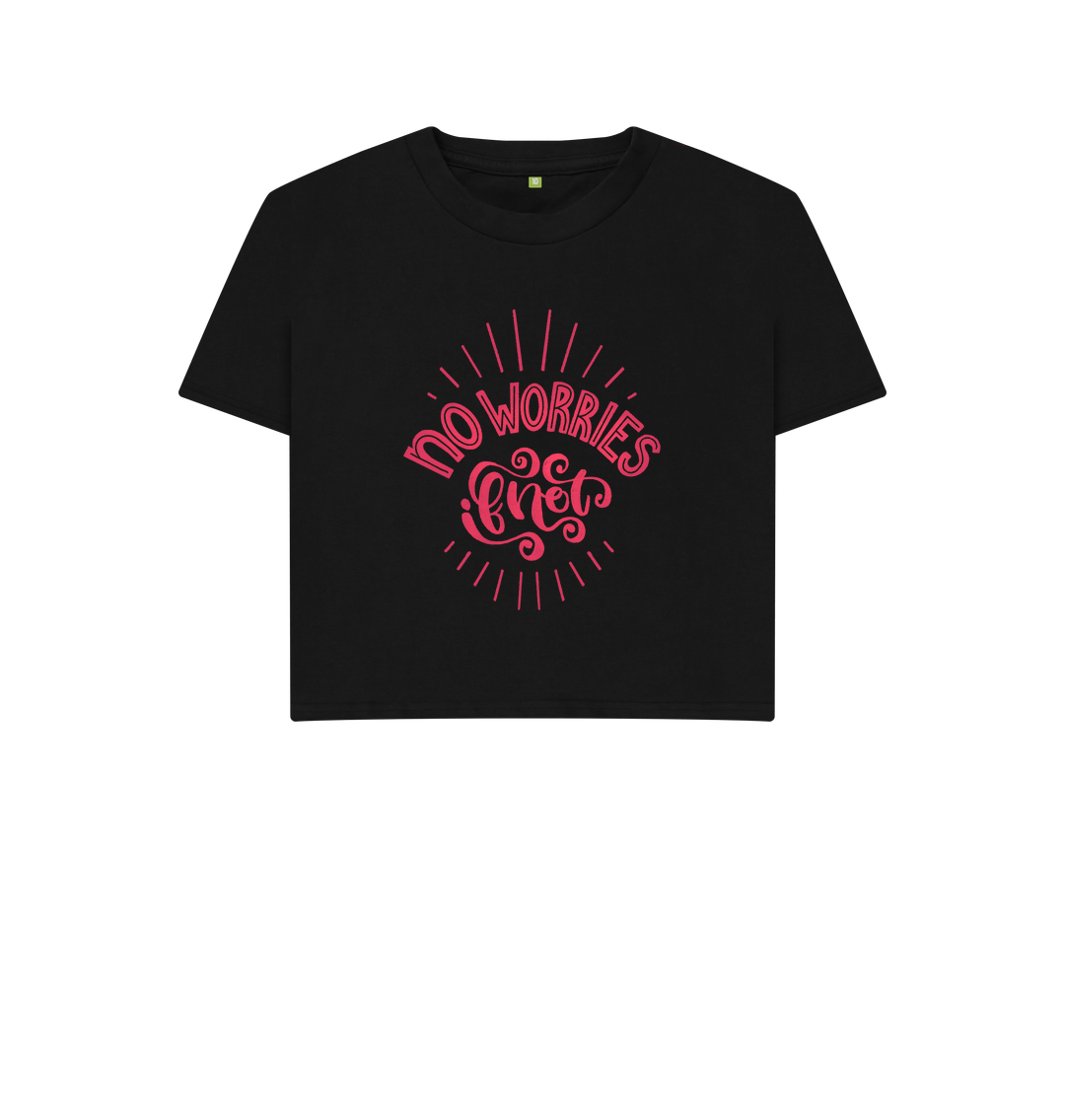Black Printed T-shirt Front