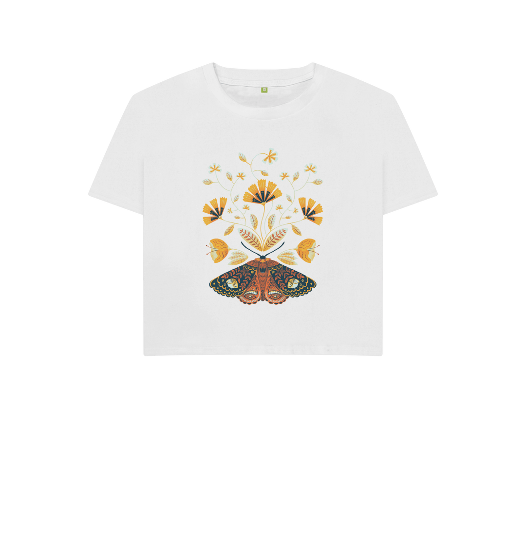 White Printed T-shirt Front