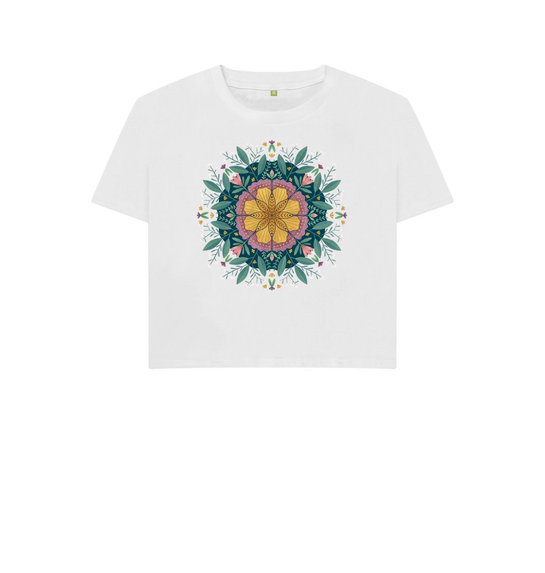 White Floral Mandala