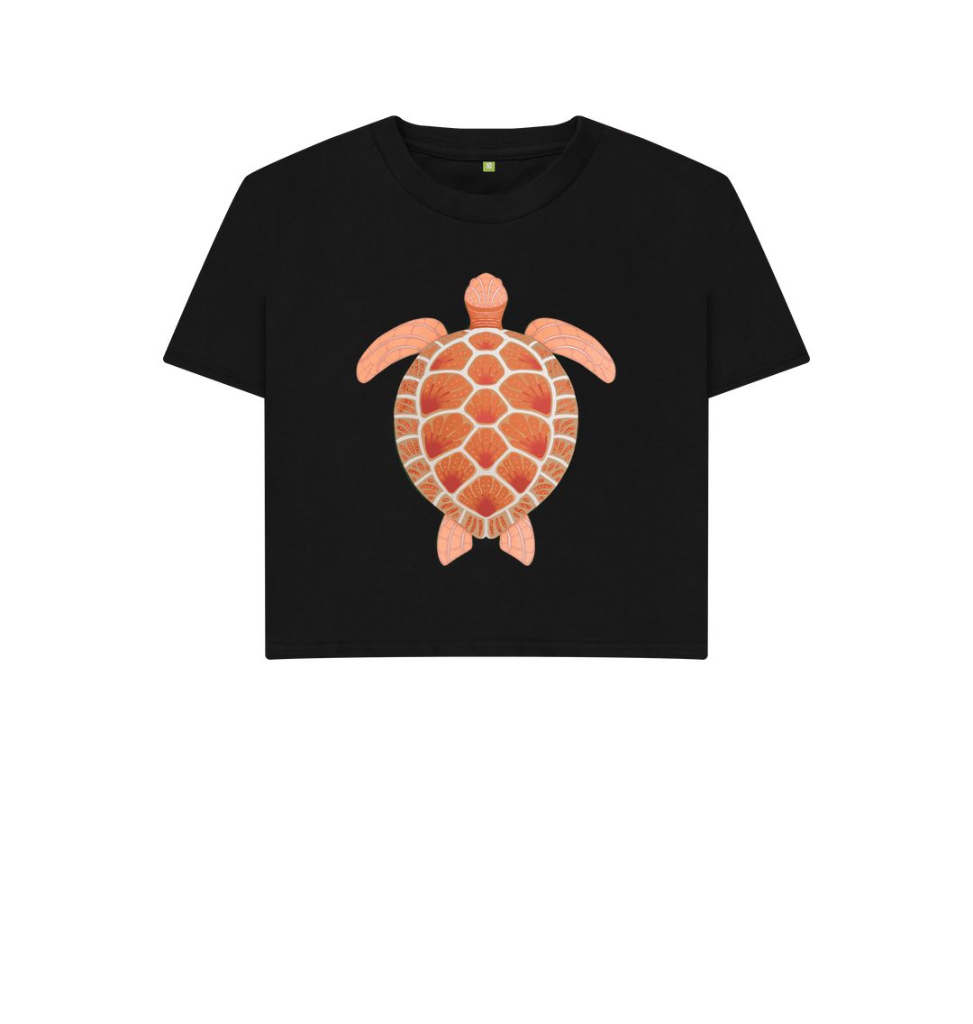 Black Turtle Boxy Tee