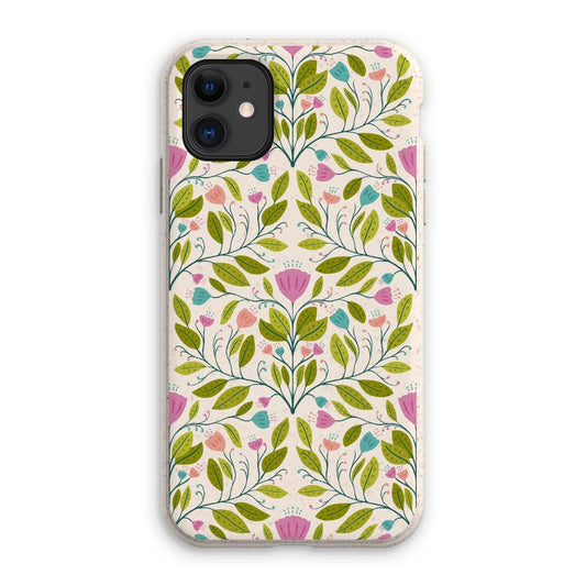 Fresh Floral Symmetry Eco Phone Case