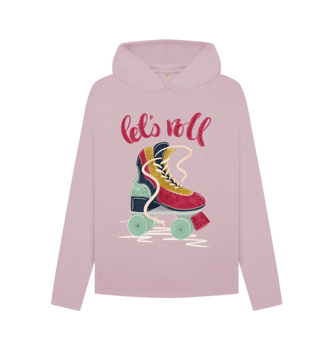 Mauve Let's Roll - Roller Skate - Hoody